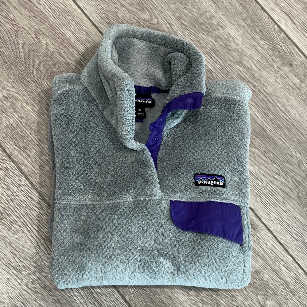 Patagonia Women's Re-Tool Snap-T Fleece Pullover Jacket Sz XS